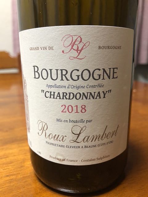 Roux Lambert Bourgogne Chardonnay