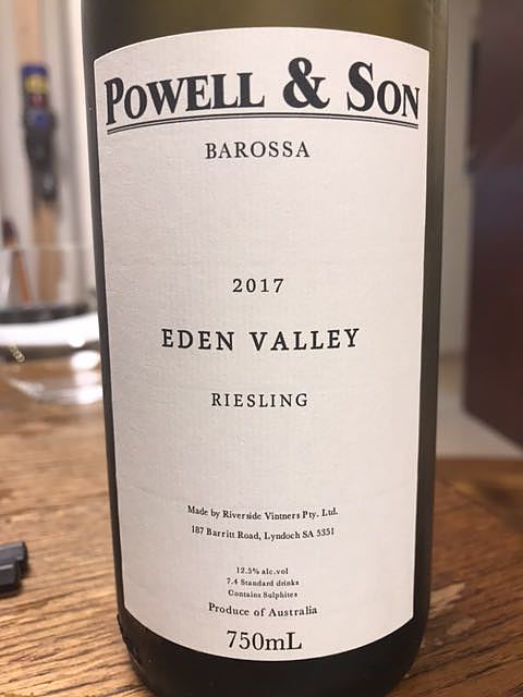 Powell & Son Eden Valley Riesling(パウエル＆サン イーデン・ヴァレー リースリング)