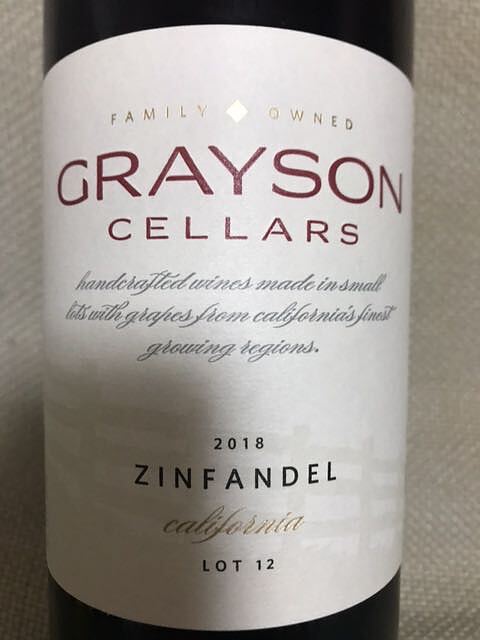 Grayson Cellars Zinfandel(グレイソン・セラーズ ジンファンデル)