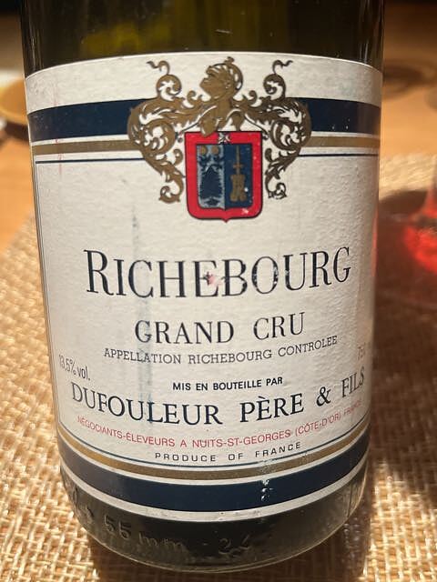 Dufouleur Père & Fils Richebourg Grand Cru