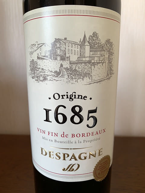 Despagne Origine 1685 Bordeaux Rouge