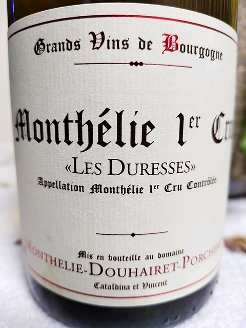 Monthélie Douhairet Porcheret Monthélie 1er Cru Les Duresses Blanc(モンテリー・ドゥエレ・ポルシュレ モンテリー プルミエ・クリュ レ・デュレス ブラン)