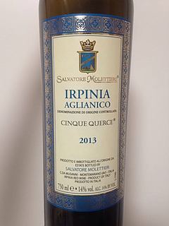 Salvatore Molettieri Irpinia Aglianico Cinque Querce(サルヴァトーレ・モレッティエーリ イルピーニャ アリアーリコ チンクエ・クエルチェ)