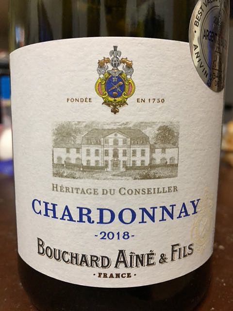 Bouchard Aîné & Fils Chardonnay Héritage du Conseiller(ブジャール・エイネ・エ・フィス シャルドネ)