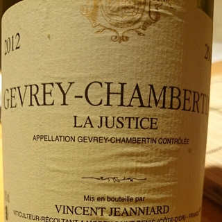Vincent Jeanniard Gevrey Chambertin La Justice