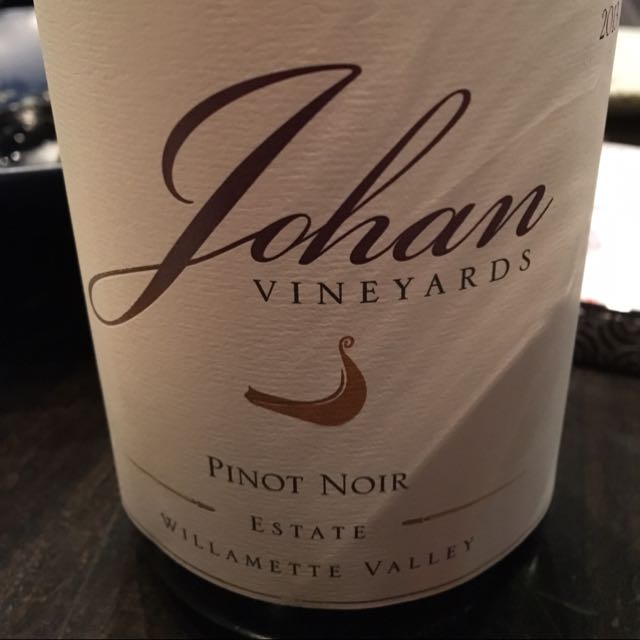 Johan Vineyards Estate Pinot Noir(ヨハン・ヴィンヤーズ エステート Vinica 無料のワインアプリ