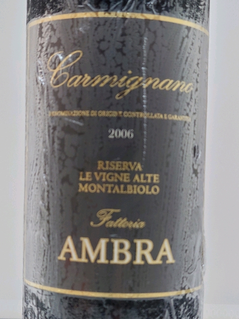 Fattoria Ambra Carmignano Riserva Le Vigne Alte Montalbiolo