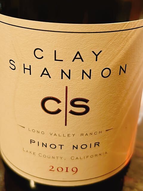 Clay Shannon Pinot Noir Long Valley Ranch 2019