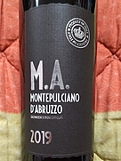 M.A. Montepulciano d'Abruzzo(2019)