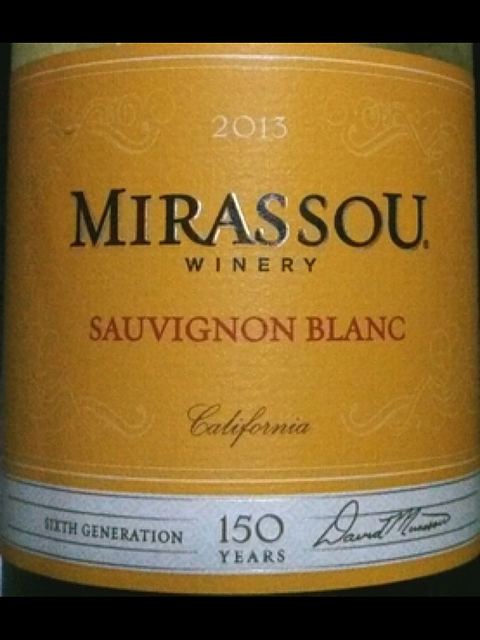 Mirassou Sauvignon Blanc(ミラソー ソーヴィニヨン・ブラン)