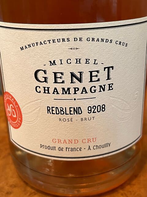 Michel Genet Redblend 9208 Rosé Brut(ミシェル・ジュネ レッドブレンド9208)