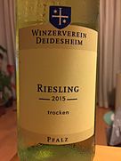 Winzerverein Deidesheim Riesling trocken(2015)