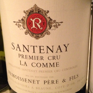 Remoissenet Père et Fils Santenay 1er Cru La Comme(ルモワスネ・ペール・エ・フィス サントネイ プルミエ・クリュ ラ・コム)