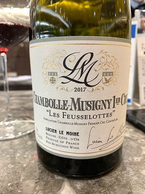 Lucien Le Moine Chambolle Musigny 1er Cru Les Feusselottes