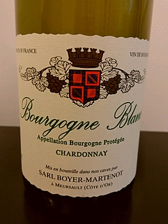 SARL Boyer Martenot Bourgogne Blanc(ボワイエ・マルトノ ブルゴーニュ ブラン)