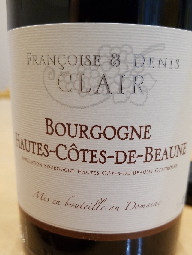 フランソワーズ・エ・ドニ・クレール ブルゴーニュ 2022 750ml フランソワーズ・エ・ドニ・クレール ブルゴーニュ 2022 750ml
