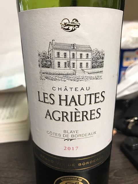 Ch. Les Hautes Agrières Blaye(シャトー・レ・ゾ・アグリエール ブライ)