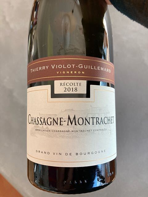 Thierry Violot Guillemard Chassagne Montrachet(ティエリ・ヴィオロ・ギュイマール シャサーニュ・モンラッシェ)