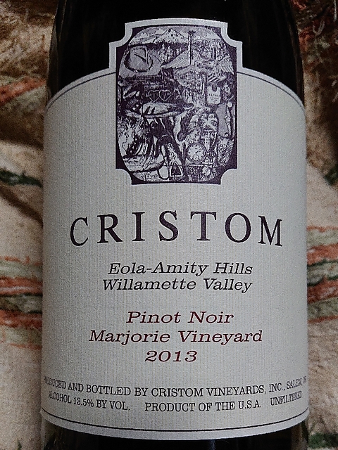 Cristom Pinot Noir Marjorie Vineyard