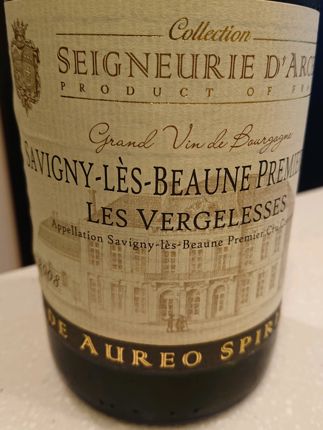 De Aureo Spirito Collection Seigneurie d'Arcelot | Vinica