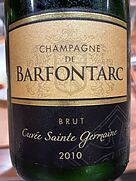 Champagne de Barfontarc Cuvée Sainte Germaine(2010)