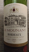 Le Mounant Bordeaux(2018)