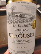 Ch. du Claouset Bordeaux Rouge(2018)