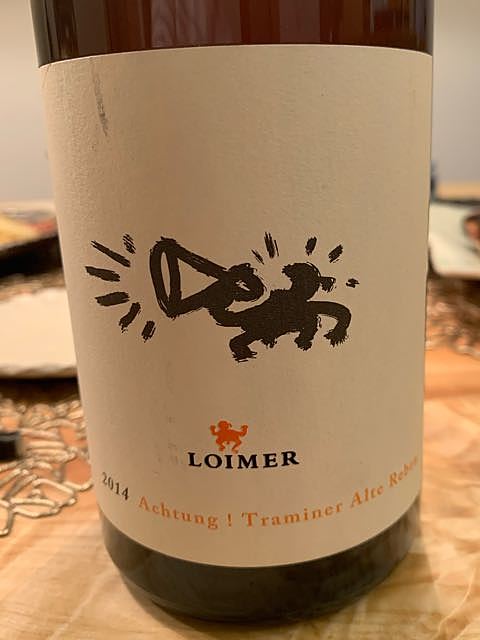 Fred Loimer Achtung! Traminer Alte Reben(フレッド・ロイマー アハトゥング トラミネル アルテ・レーベン)