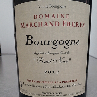 Dom. Marchand Frères Bourgogne Pinot Noir(ドメーヌ・マルシャン・フレール ブルゴーニュ ピノ・ノワール)