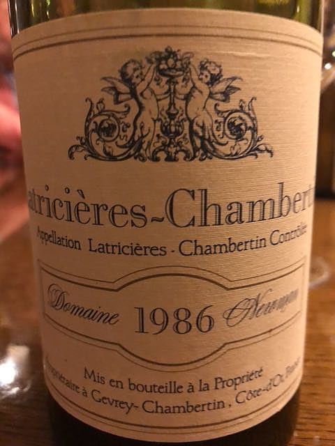 Dom. Newman Latricières Chambertin Grand Cru(ドメーヌ・ニューマン ラトリシエール・シャンベルタン グラン・クリュ)