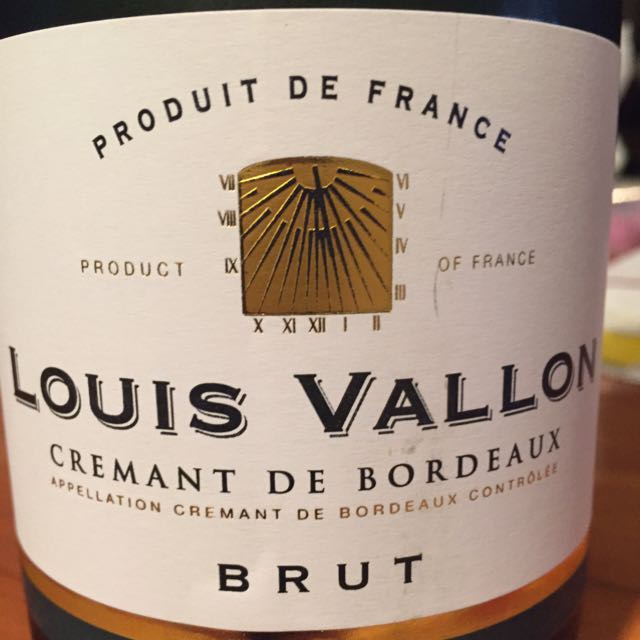 Louis Vallon Crémant de Bordeaux Brut(ルイ・ヴァロン Vinica 無料のワインアプリ Louis Vallon Crémant de Bordeaux Brut(ルイ・ヴァロン Vinica 無料のワインアプリ