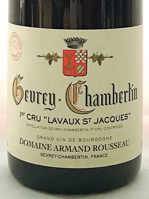 Dom. Armand Rousseau Gevrey Chambertin 1er Cru Lavaux St. Jacques