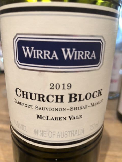 Wirra Wirra Church Block