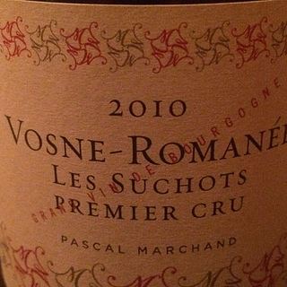 Pascal Marchand Vosne Romanée 1er Cru Les Suchots(パスカル・マルシャン ヴォーヌ・ロマネ プルミエ・クリュ レ・スショ)