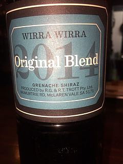 Wirra Wirra Original Blend 2014 Grenache Shiraz(ウィラ・ウィラ オリジナル・ブレンド グルナッシュ シラーズ)