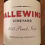 Ballewindi Vineyard Pinot Noir(2015)