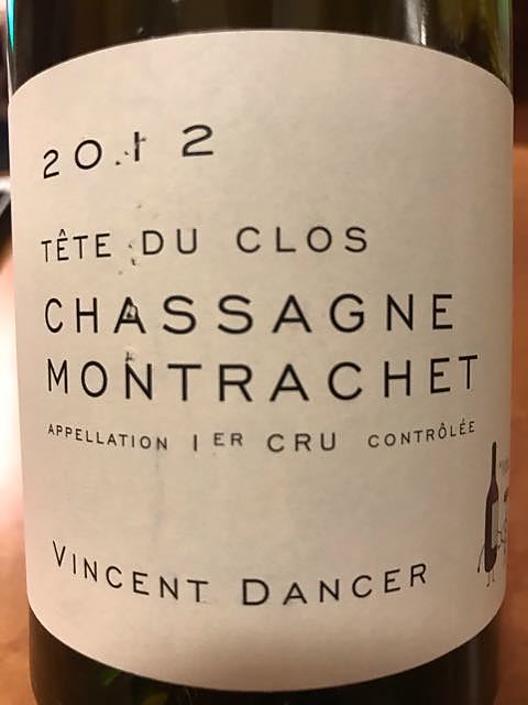 Vincent Dancer Chassagne Montrachet 1er Cru Tête du Clos
