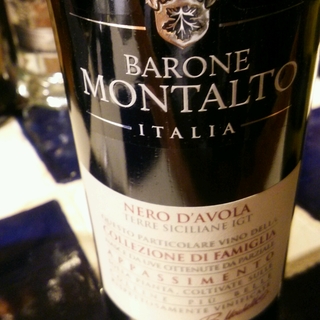 Barone Montalto Nero d'Avola Appassimento(バローネ・モンタルト ネロ・ダヴォラ アパッシメント)