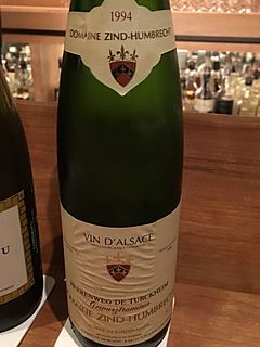 Dom. Zind Humbrecht Herrenweg de Turckheim Gewürztraminer(ドメーヌ・ツィント・フンブレヒト ヘレンヴェッグ・ド・チュルクハイム ゲヴュルツトラミネール)