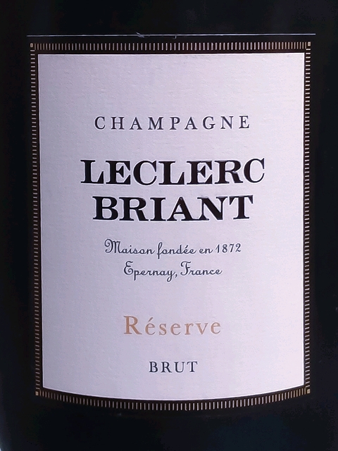 Leclerc Briant Brut Réserve(ルクレール・ブリアン ブリュット レゼルヴ)