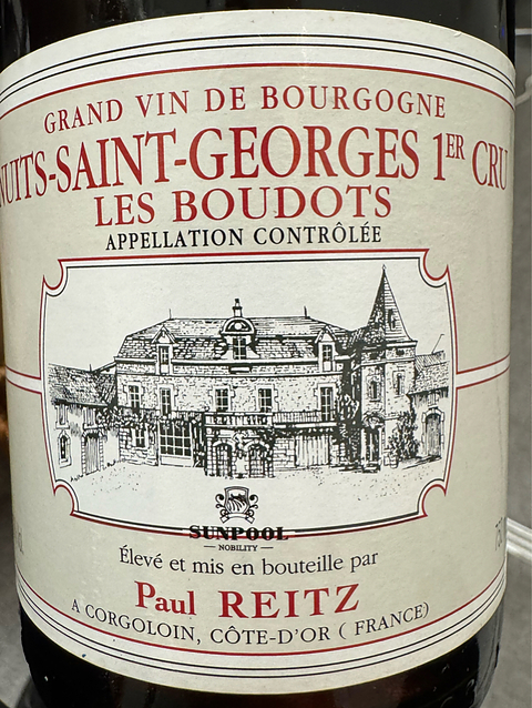 Paul Reitz Nuits Saint Georges 1er Cru Les Boudots