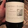 Ch. l'Euziere l'Almandin Pic Saint Loup(2012)