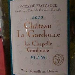 Ch. La Gordonne La Chapelle Gordonne Blanc
