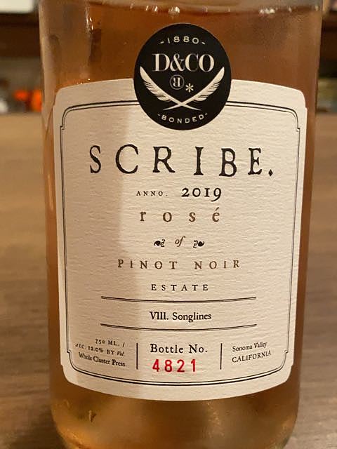 Scribe Rosé of Pinot Noir III. Impossible Colors