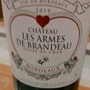 Ch. Les Armes de Brandeau Cuvée du Coeur(2010)