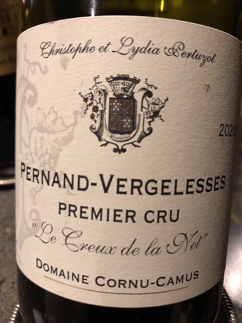 Dom. Cornu Camus Pernand Vergelesses 1er Cru Le Creux de la Net