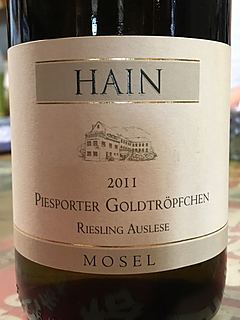 Hain Piesporter Goldtröpfchen Riesling Auslese(ハイン ピースポーター・ゴルトトレプフェン リースリング アウスレーゼ)