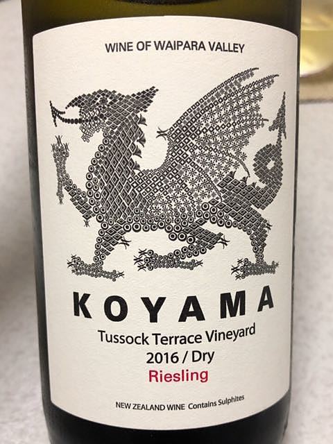 Koyama Tussock Terrace Vineyard Dry Riesling