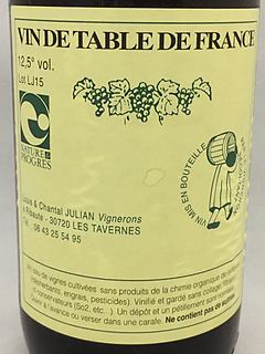 Louis & Chantal Julian Vin de Table Rouge