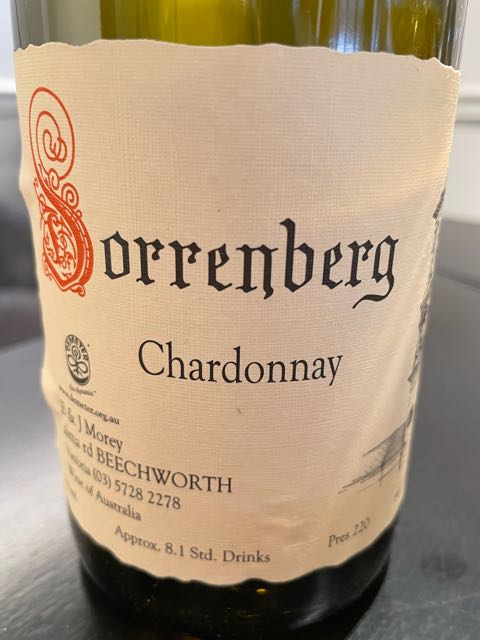 ソレンバーグ シャルドネ 2017  750ml Sorrenberg Chardonnay(ソレンバーグ シャルドネ) | Vinica 無料